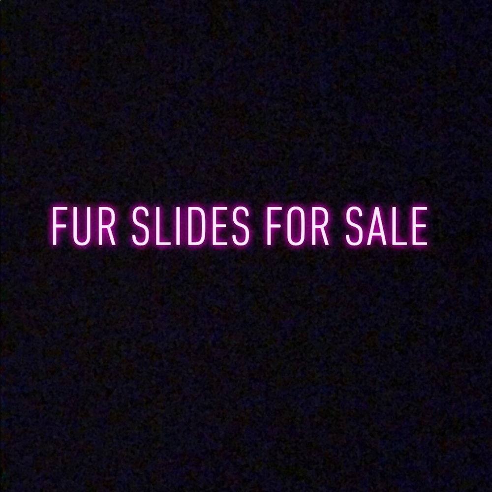 Fur Slides For Sale